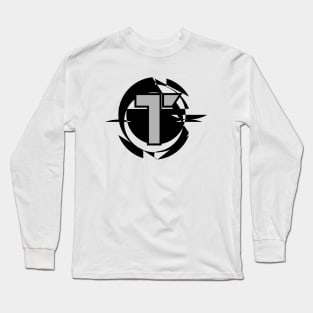 Futuristic Modern Letter T Long Sleeve T-Shirt